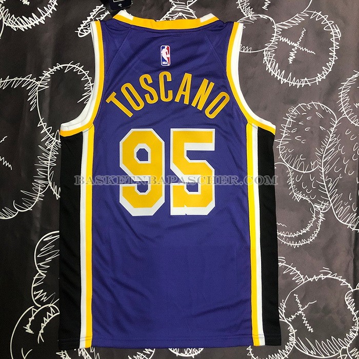 Maillot Los Angeles Lakers Juan Toscano-Anderson NO 95 Statement 2020-21 Volet